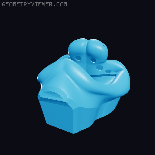 Tazmanian Devil 3D model thumbnail