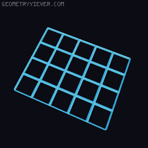 Generated STL Files from Parametric Gridfinity Baseplate 3D model thumbnail