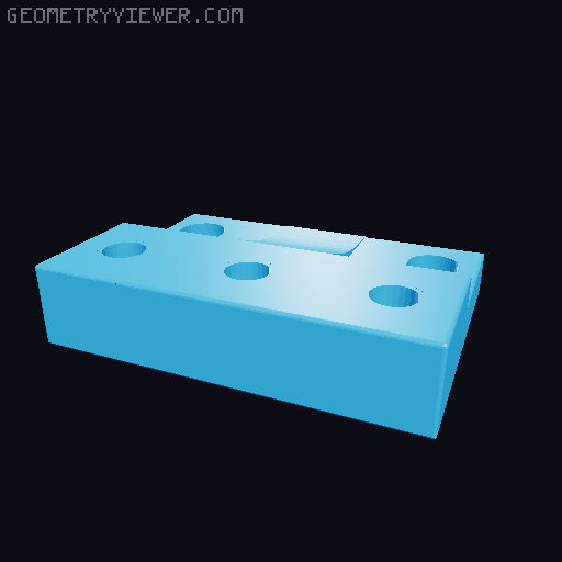10 inch server rack M5 3D model thumbnail
