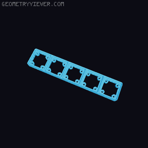 Gridfinity Screwable Magnetic Base Plates 3D model thumbnail