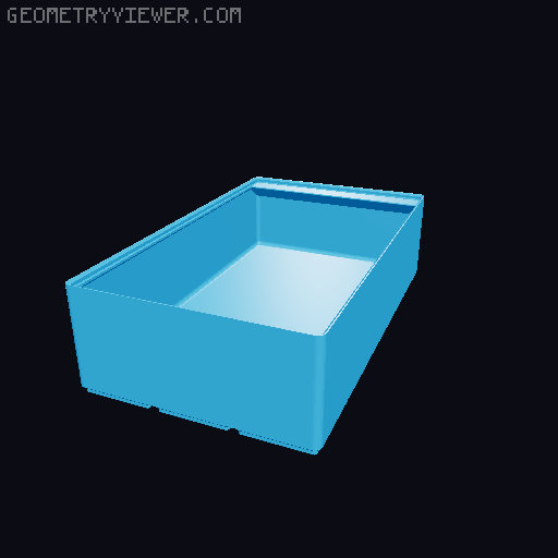 Gridfinity cups height 8 (60mm) collection 3D model thumbnail