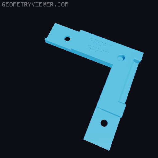 Prusa Core One Magnetic Top Cover Remix with no finger tabs 3D model thumbnail