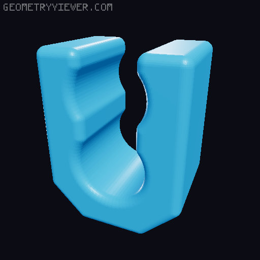 PC Cable Combs (Various Sizes) / cablecomb / cablecombs 3D model thumbnail