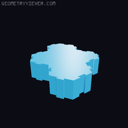 Modular Honeycomb Desk Organizer - REMIX, Continued 3D model thumbnail
