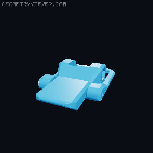 Protective Hard Drive Case 3D model thumbnail