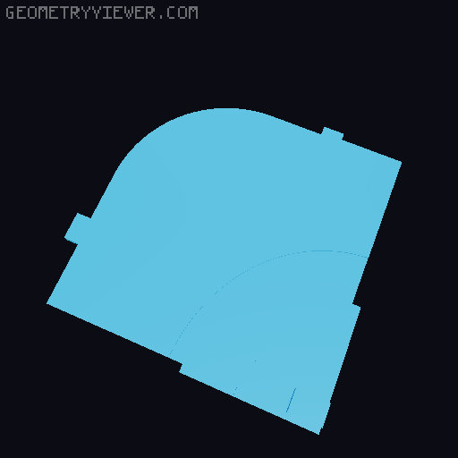 Top cover for companion Cube for P1P (WIP still doing little tweaks) 3D model thumbnail