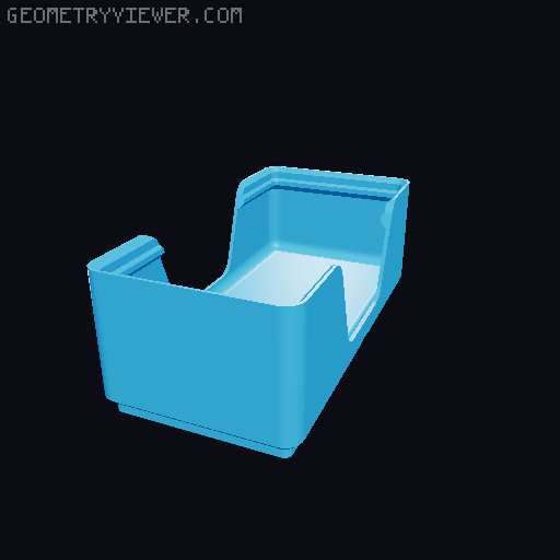 Gridfinity wall cutout collection 3D model thumbnail