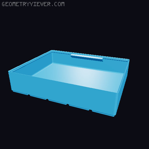 Gridfinity cups height 6 (46mm) collection 3D model thumbnail
