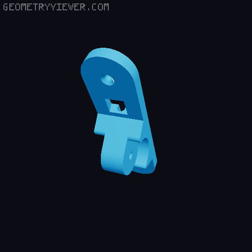 Unifi AP Wall Mount 3D model thumbnail
