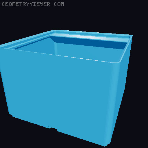 Gridfinity cups height 8 (60mm) collection 3D model thumbnail