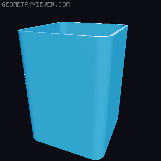 Bin for Ikea skadis - 564 models - hooks need support 3D model thumbnail