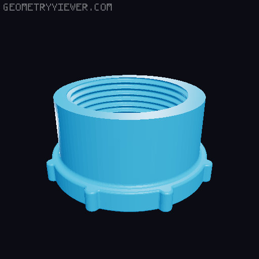 Ultra-low friction roller 3D model thumbnail