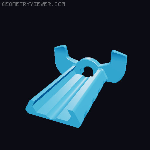 Tripod Mobile Phone Clamp V2 3D model thumbnail