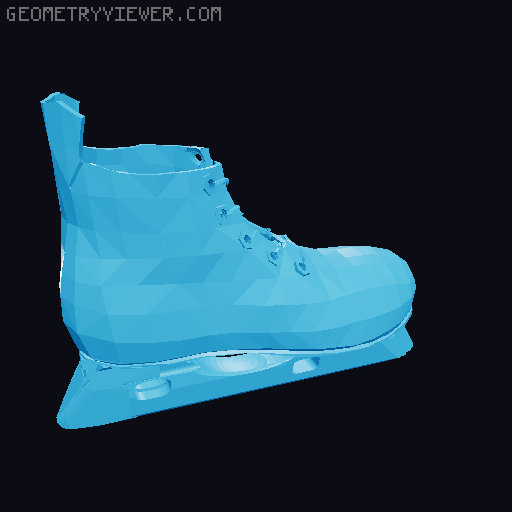 Hockey Ice Skate 3D model thumbnail