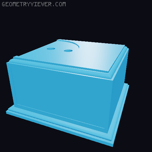 Trophy: World's Best CSS Developer / (Glueable + Lid) edition 3D model thumbnail