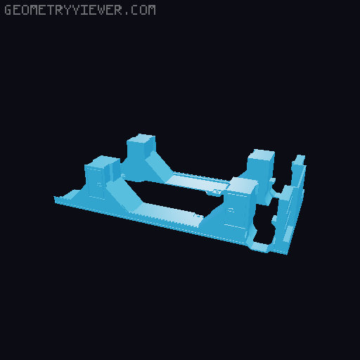 DIY RC Crane 3D model thumbnail