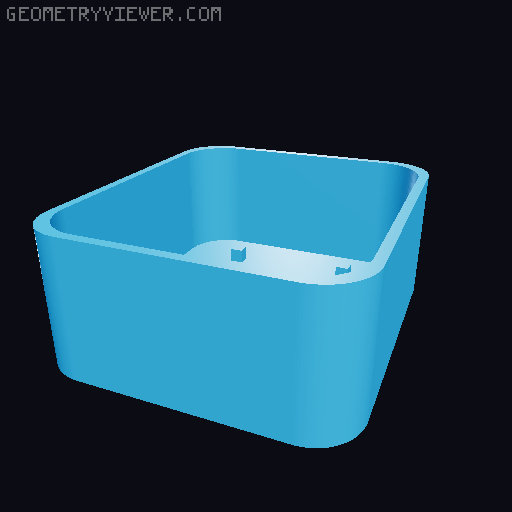 Skadis Plant Box w/ Water Dish 3D model thumbnail