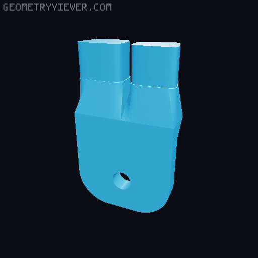 Voronoi bathroom corner shelf 3D model thumbnail
