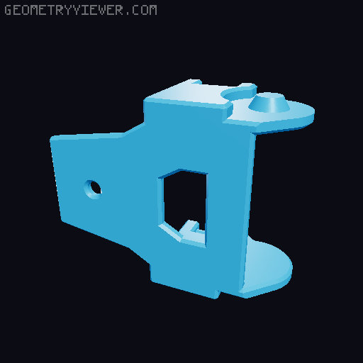 Drag Chain with removable closing brackets 3D model thumbnail