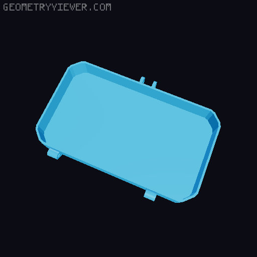 dao choc keyboard travel box 3D model thumbnail