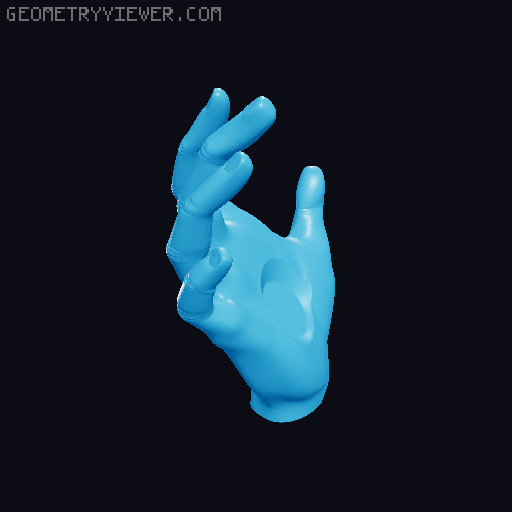 Wall mounted Handy Jewlery Collector 3D model thumbnail