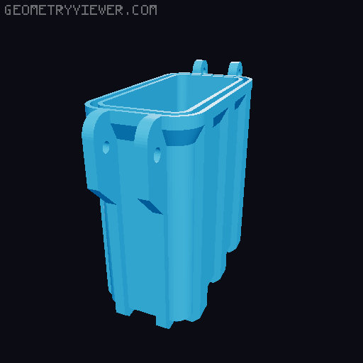 Rugged 1S Battery Case 3D model thumbnail