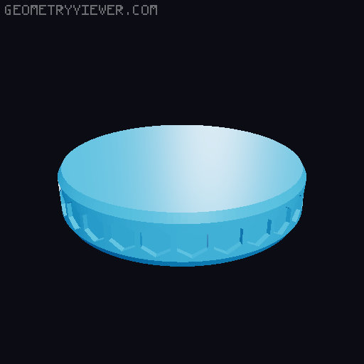 Decorative Herb Grinder [Slim] 3D model thumbnail