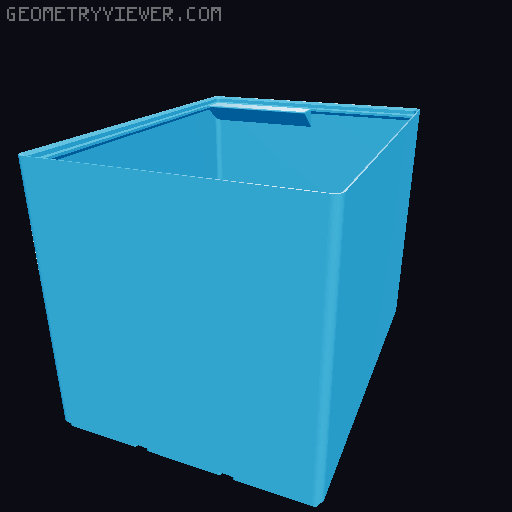 Gridfinity cups height 18 (130mm) collection 3D model thumbnail