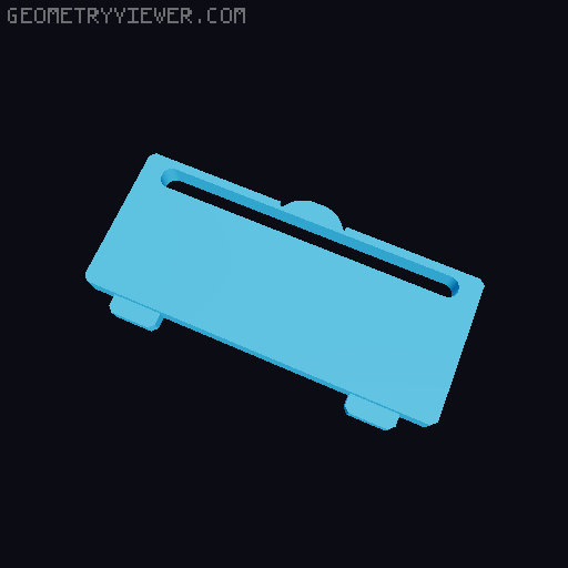 Rounded Bottom Box with Lid Remix 3D model thumbnail