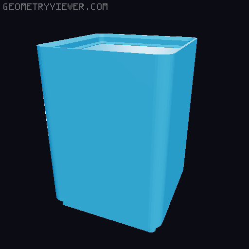 Filled-in Gridfinity Boxes (For Customization) 3D model thumbnail