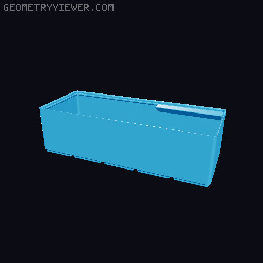 Gridfinity cups height 8 (60mm) collection 3D model thumbnail