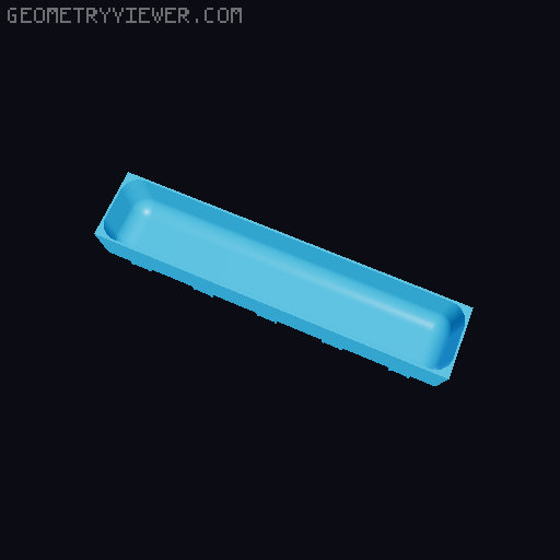 Modular Drawer Organizer Remix 3D model thumbnail
