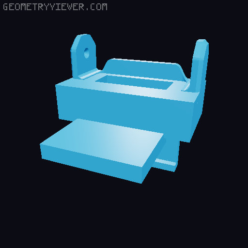 Fully adjustable monitor light bar with RGB 3D model thumbnail