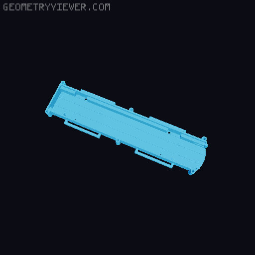 Assassins creed hidden blade 3D model thumbnail