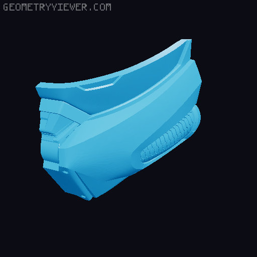 Halo Infinite Master Chief Helmet 3D model thumbnail