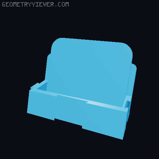 GameBoy and Advance Games Cartridge modular snapfit showcase stand 3D model thumbnail