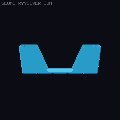 Gridfinity wall cutout collection 3D model thumbnail