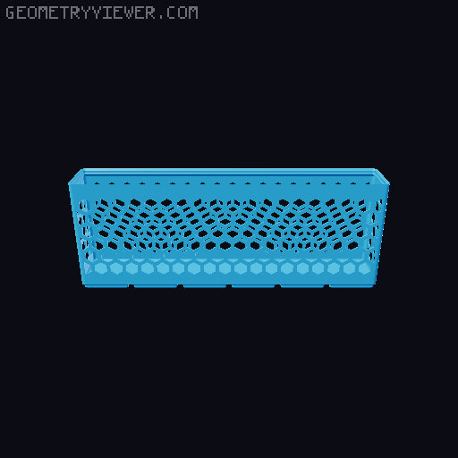 Gridfinity Hex Bins all sizes 3D model thumbnail