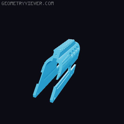 Vanishing Point - Compact Nerf Bullpup 3D model thumbnail