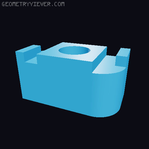 Rhino Rack Mount 3D model thumbnail