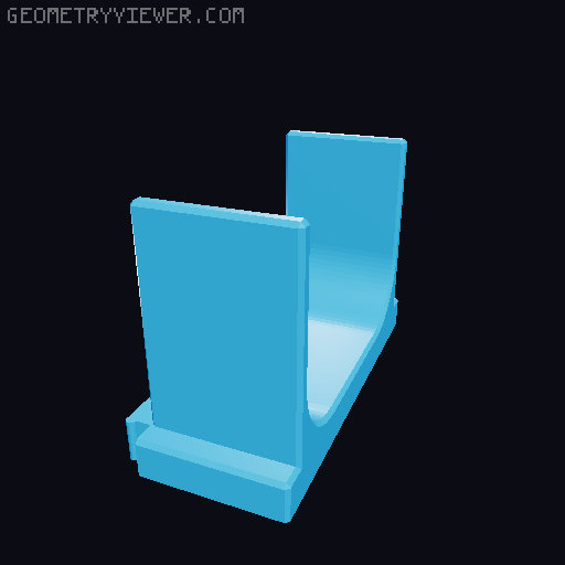 Modular Handgun Safe Stands 3D model thumbnail