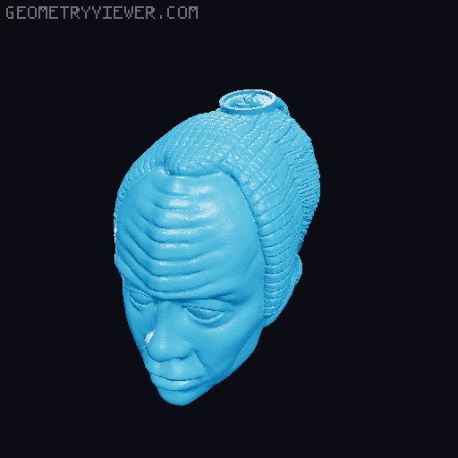 Azetbure figure head- Star Trek 3D model thumbnail