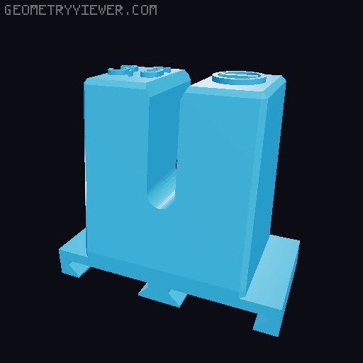 Multiboard - WERA Kraftform MultiConntect mounts REMIX 3D model thumbnail
