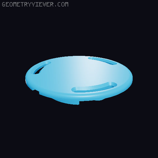 AquaFlyer Mold Box 3D model thumbnail
