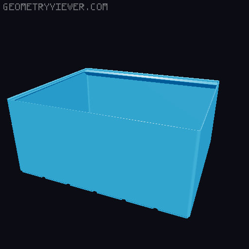 Gridfinity cups height 16 (116mm) collection 3D model thumbnail