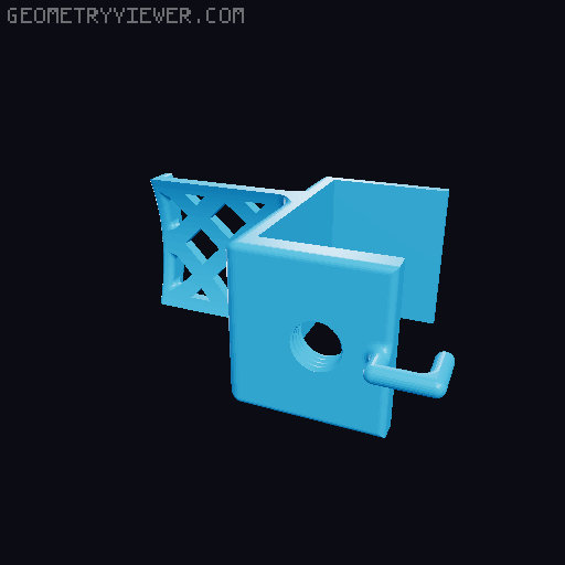 Headphone holder 3D model thumbnail