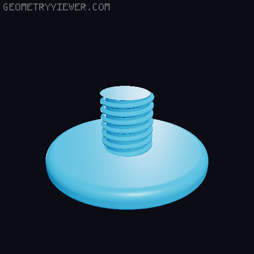 Mouse Bungee Screwable 3D model thumbnail