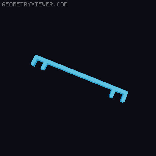 TrashiStand (Mechanical Keyboard Stand) 3D model thumbnail