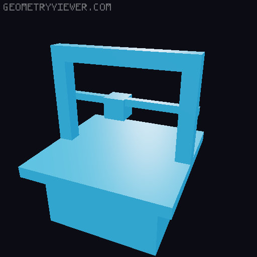 Prusa Tower LEGO like set 3D model thumbnail