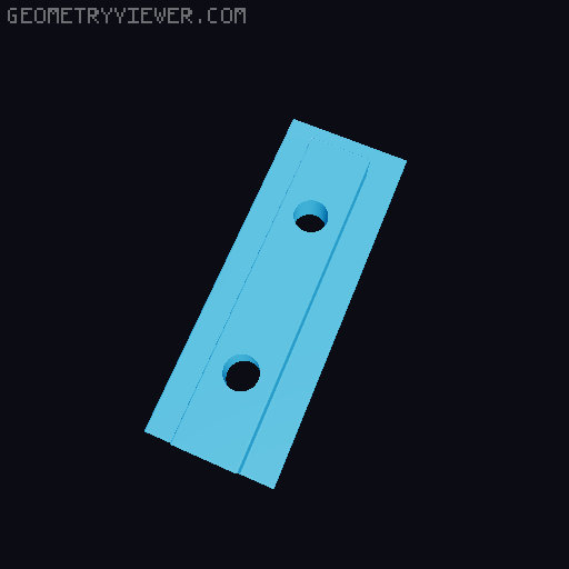 Detachable wall hooks 3D model thumbnail